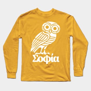 Athena's Owl (light) Long Sleeve T-Shirt